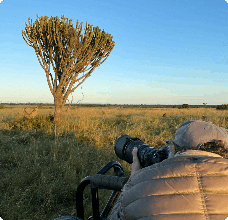 Denis Asch taking pictures of 'WILD HEART'