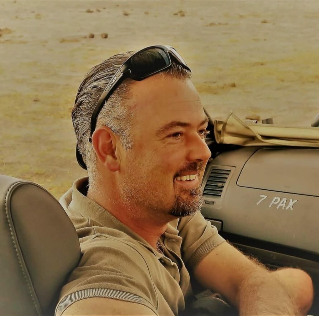 photo portrait Mike Karantonis, guide de terrain